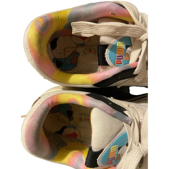 Puma RsX Cam X Squish Lace Up Woman Beige, White Sneakers Casual Size 8.5 - Picture 6 of 8